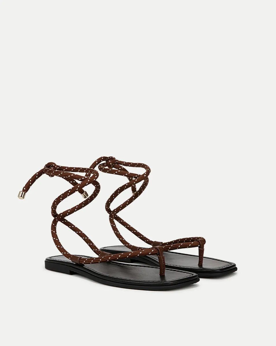Carmina Cord Wrap Sandal