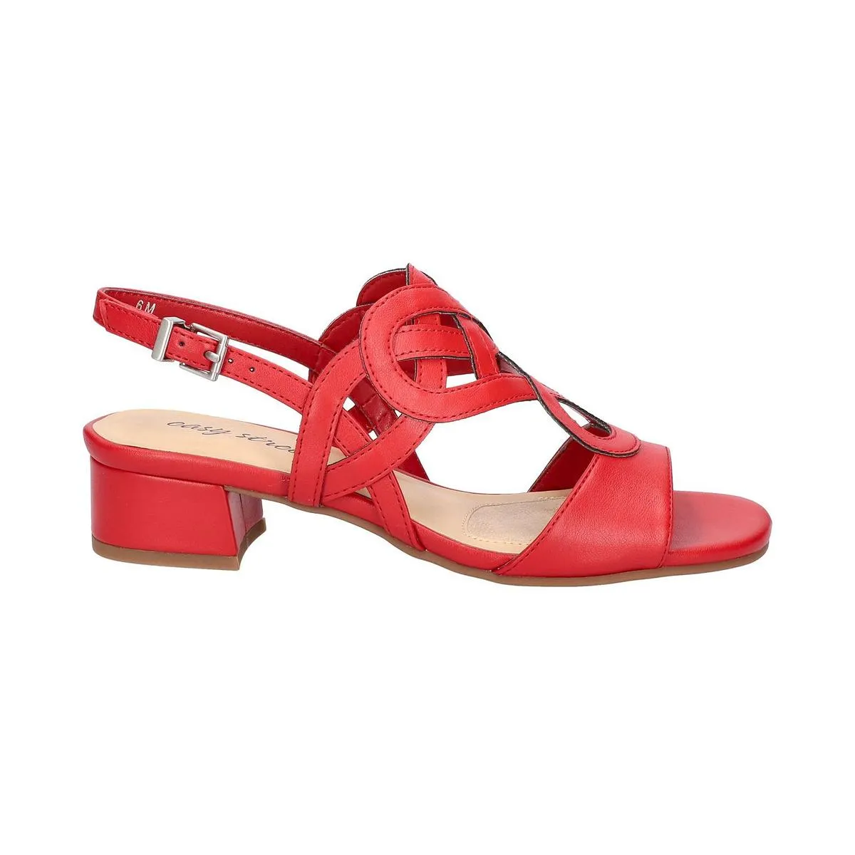 Catrin Womens Faux Leather Slingback Heels