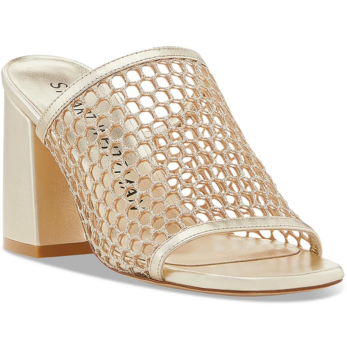 CAYMAN 85 BLOCK Womens Square toe Block heel Slide Sandals
