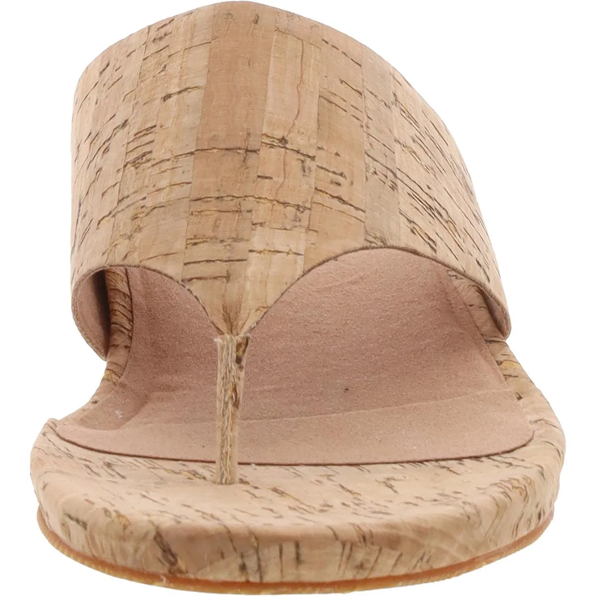 Chandler Womens Leather Slip On Thong Sandals