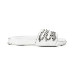 Chanel Chain Slides - Women's 37