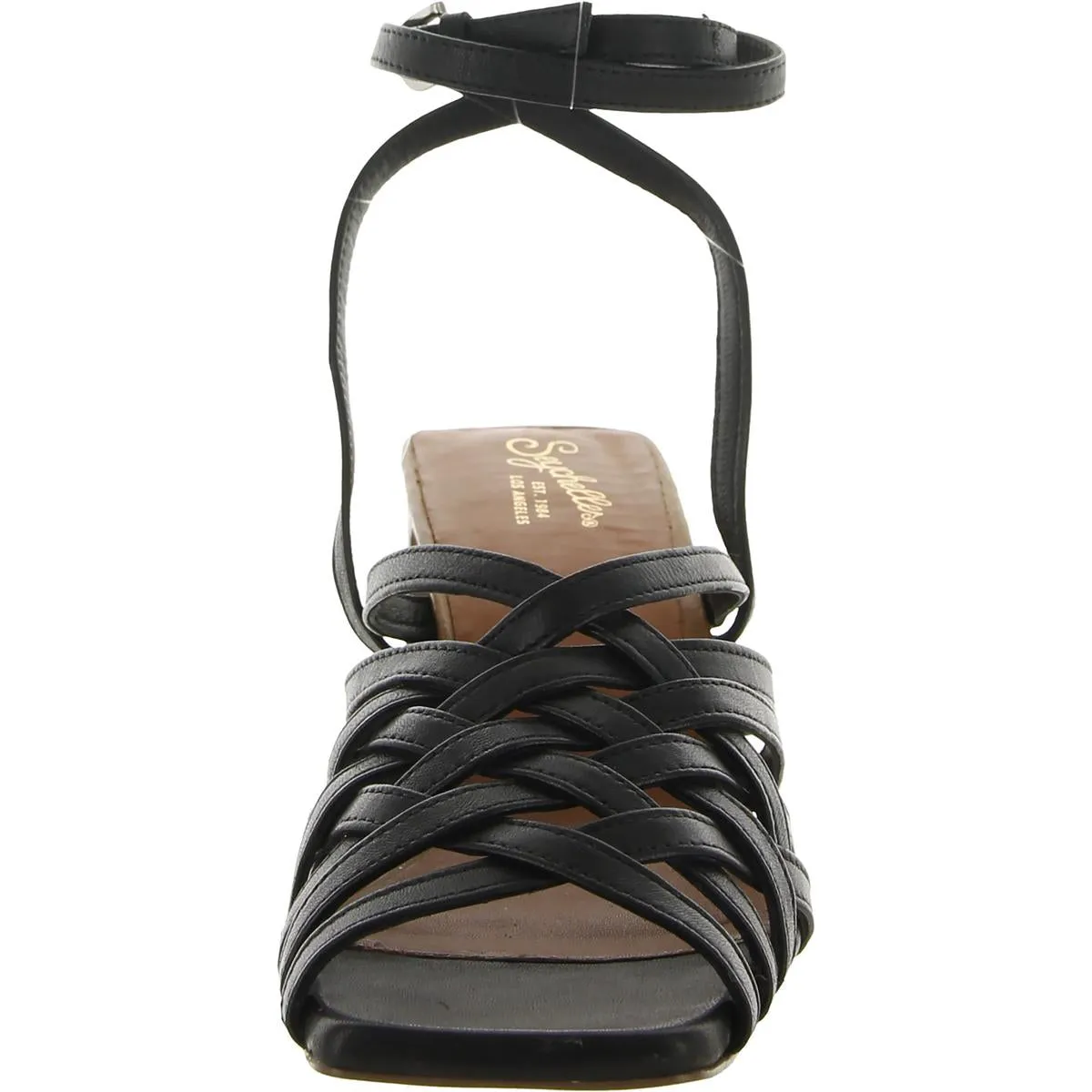 Charter Womens Leather Open Toe Strappy Sandals