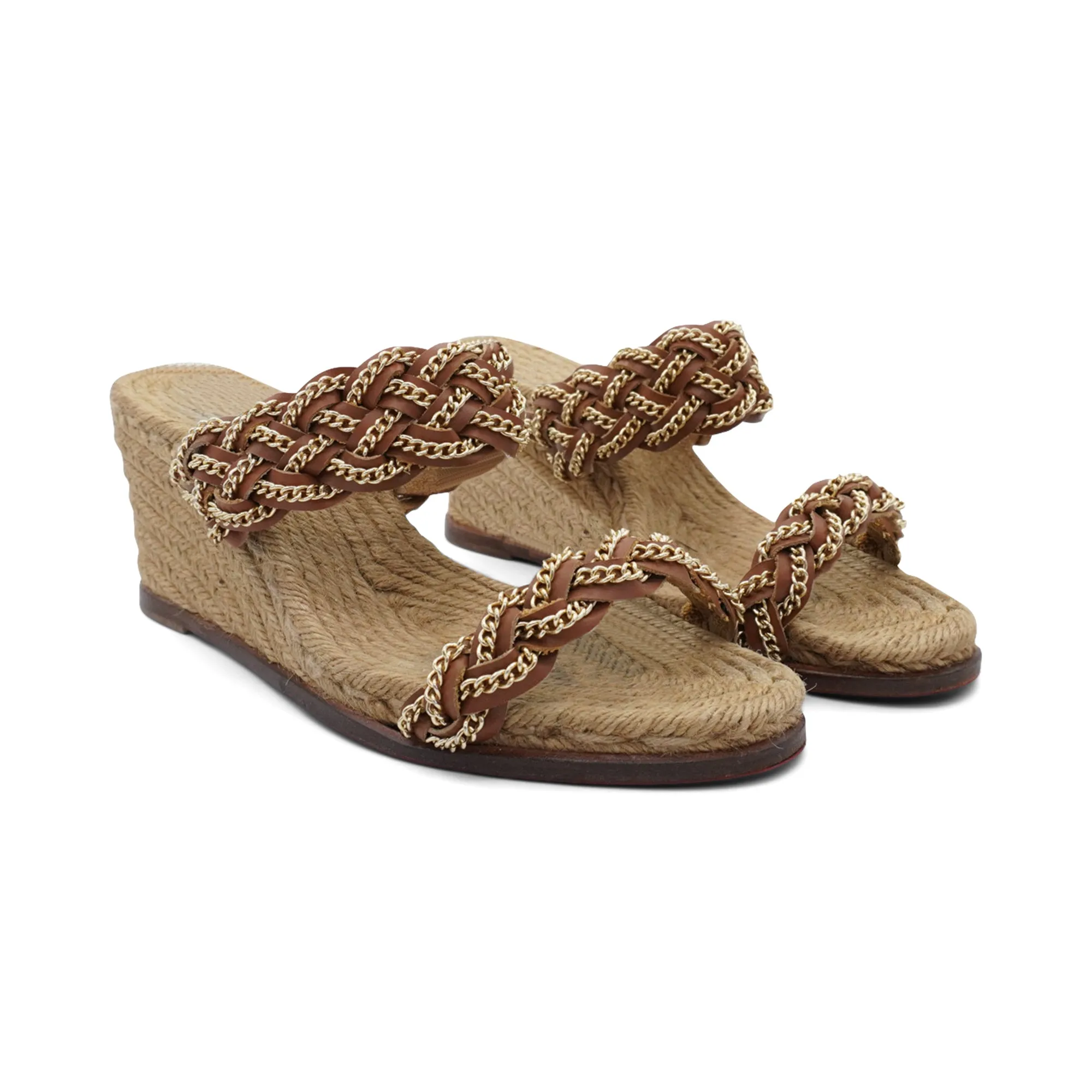 Christian Louboutin Espadrilles Wedges - Women's 39