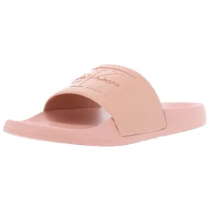 Christie Womens Logo Pool Slide Sandals