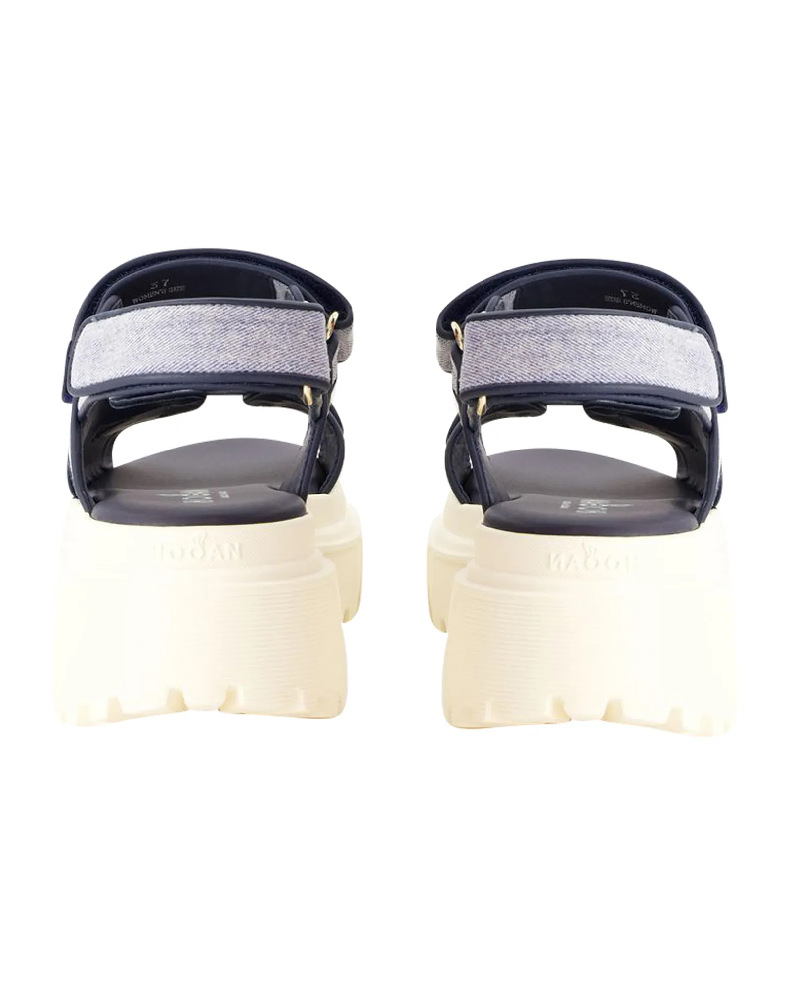 Cinturino Sandals - Hogan - Cotton - Blue