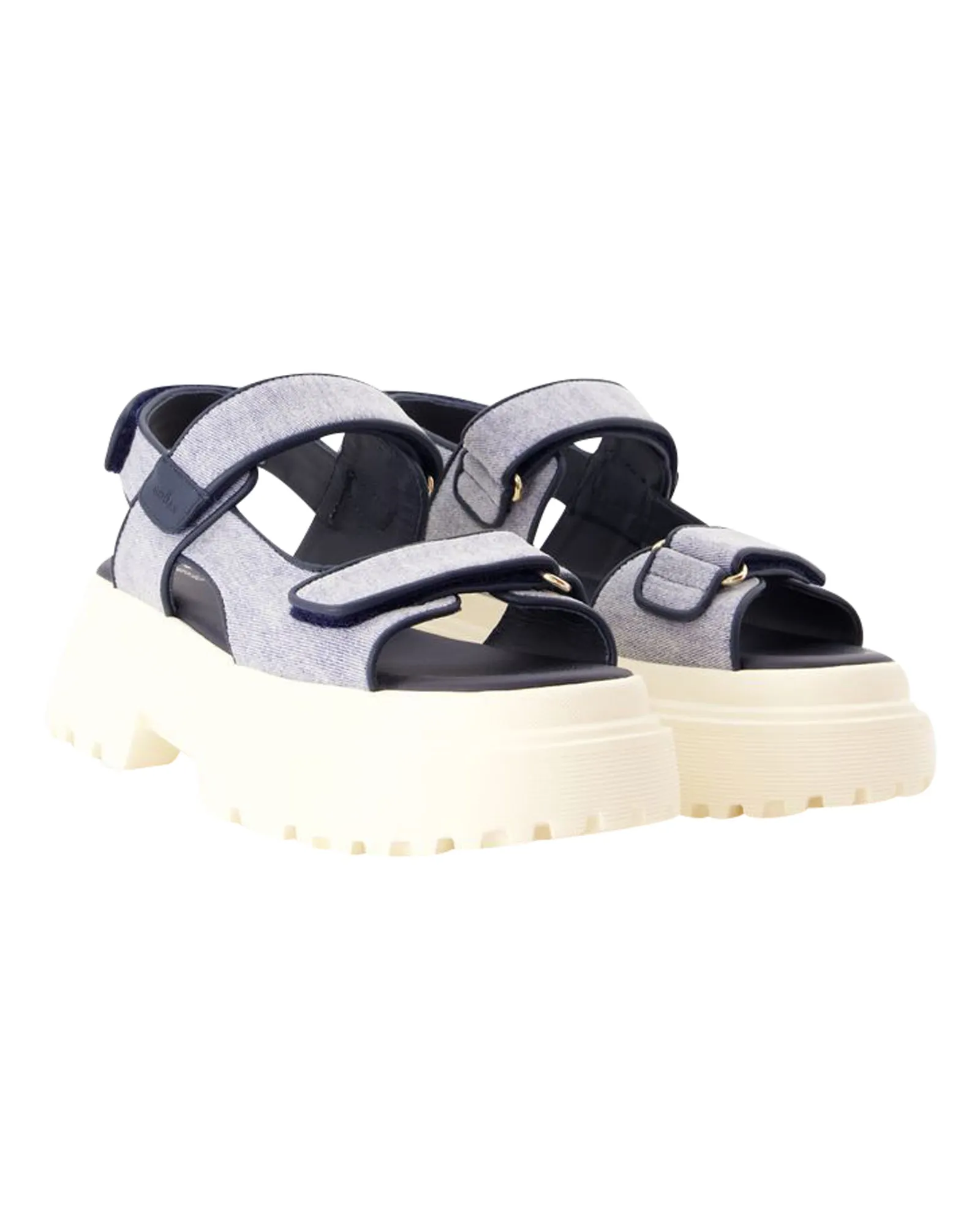 Cinturino Sandals - Hogan - Cotton - Blue