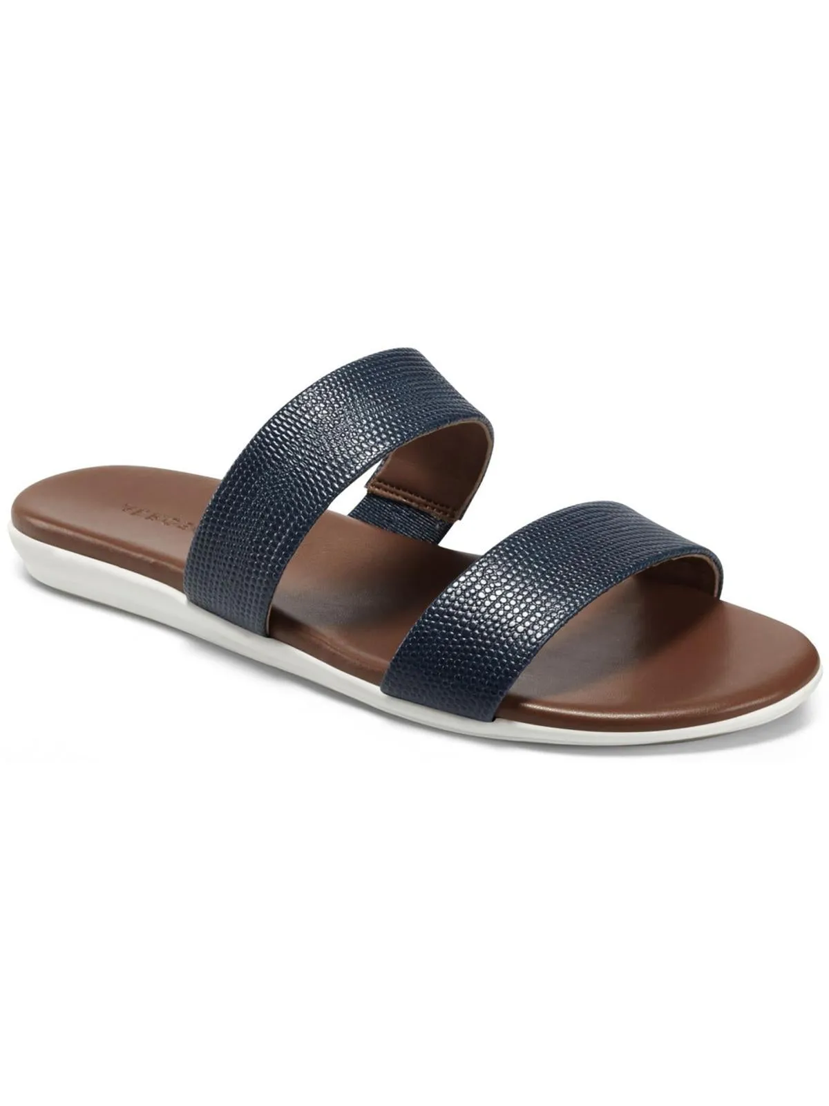 Clovis Womens Metallic Slip On Pool Slides