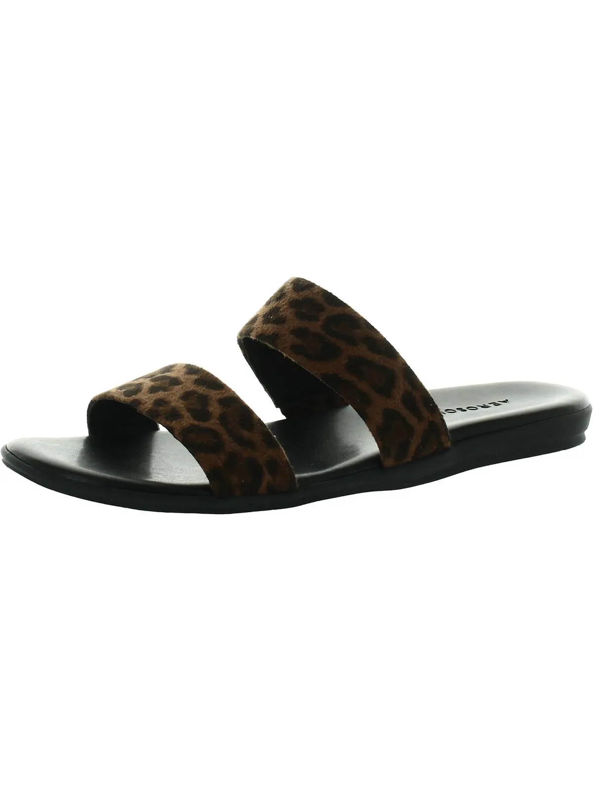 Clovis Womens Metallic Slip On Pool Slides