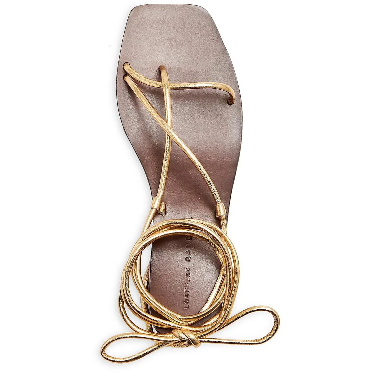 Coby Womens Leather Metallic Slingback Sandals