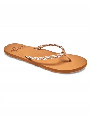 Costas Womens Braided Comfort Thong Sandals