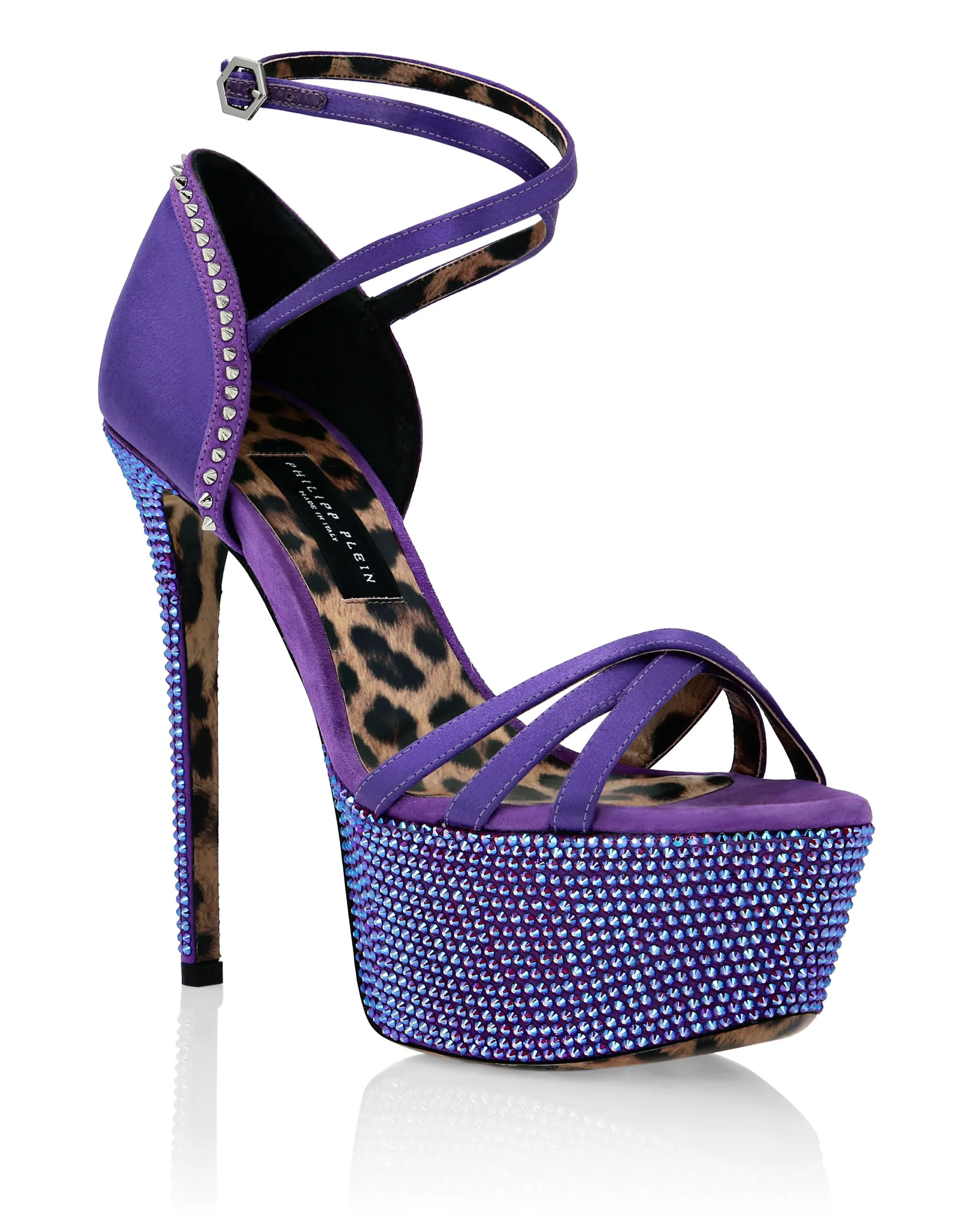 Crystal Platform Sandals