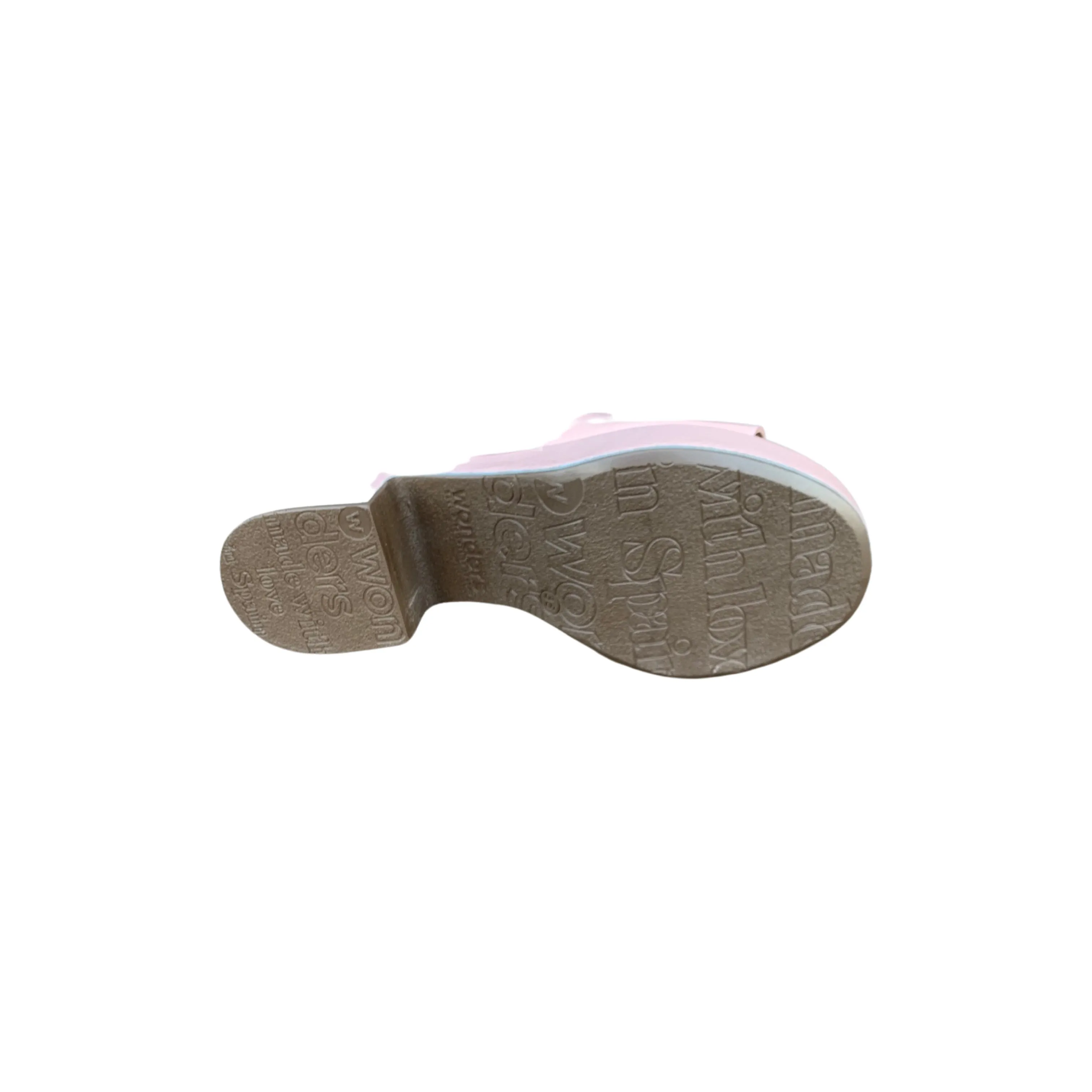 D8802 Soft Pink Block Heel