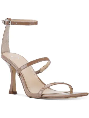 Dalida Womens Patent Leather Strappy Ankle Strap