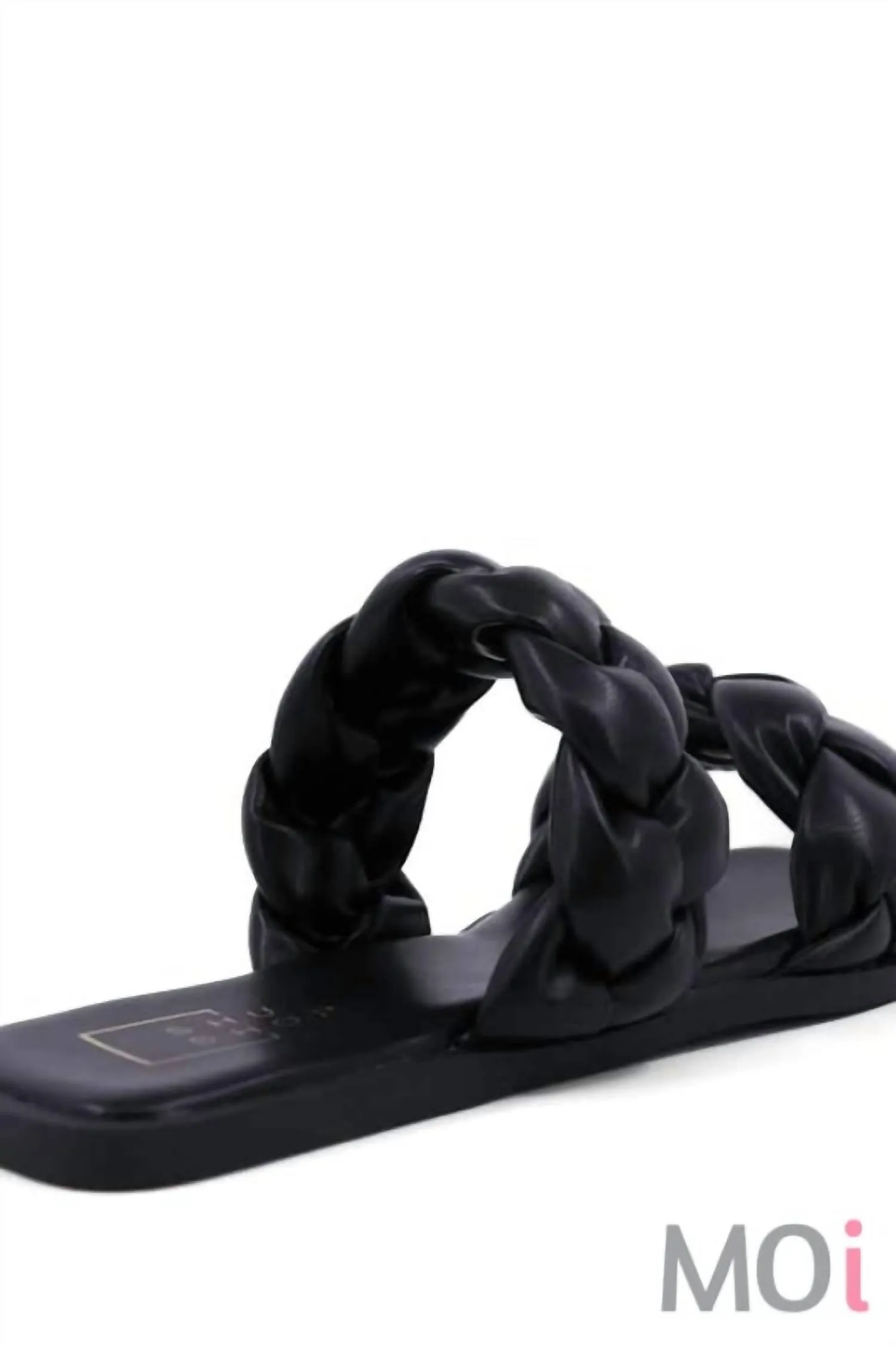 Daria Braided Sandal In Black