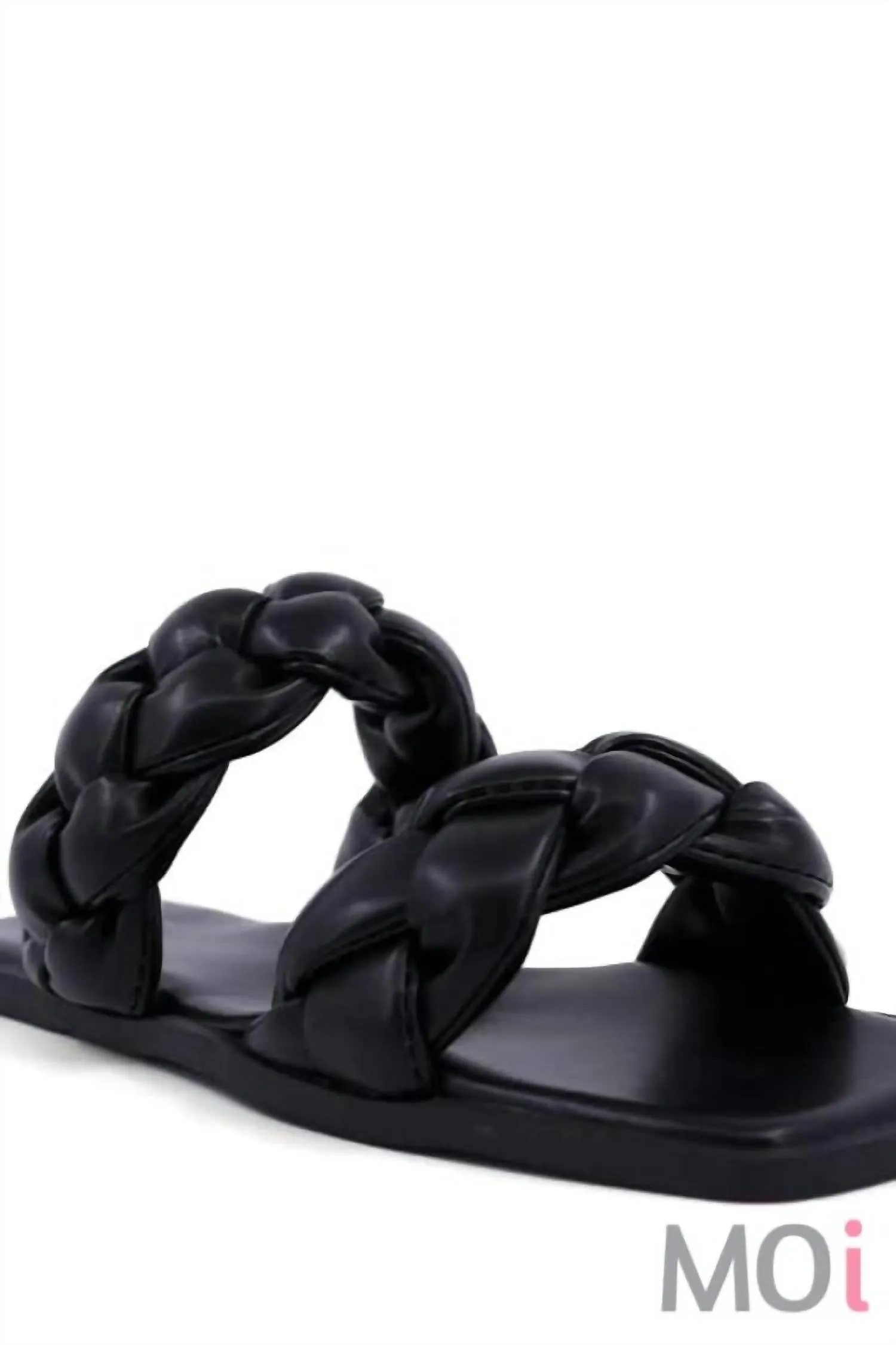 Daria Braided Sandal In Black