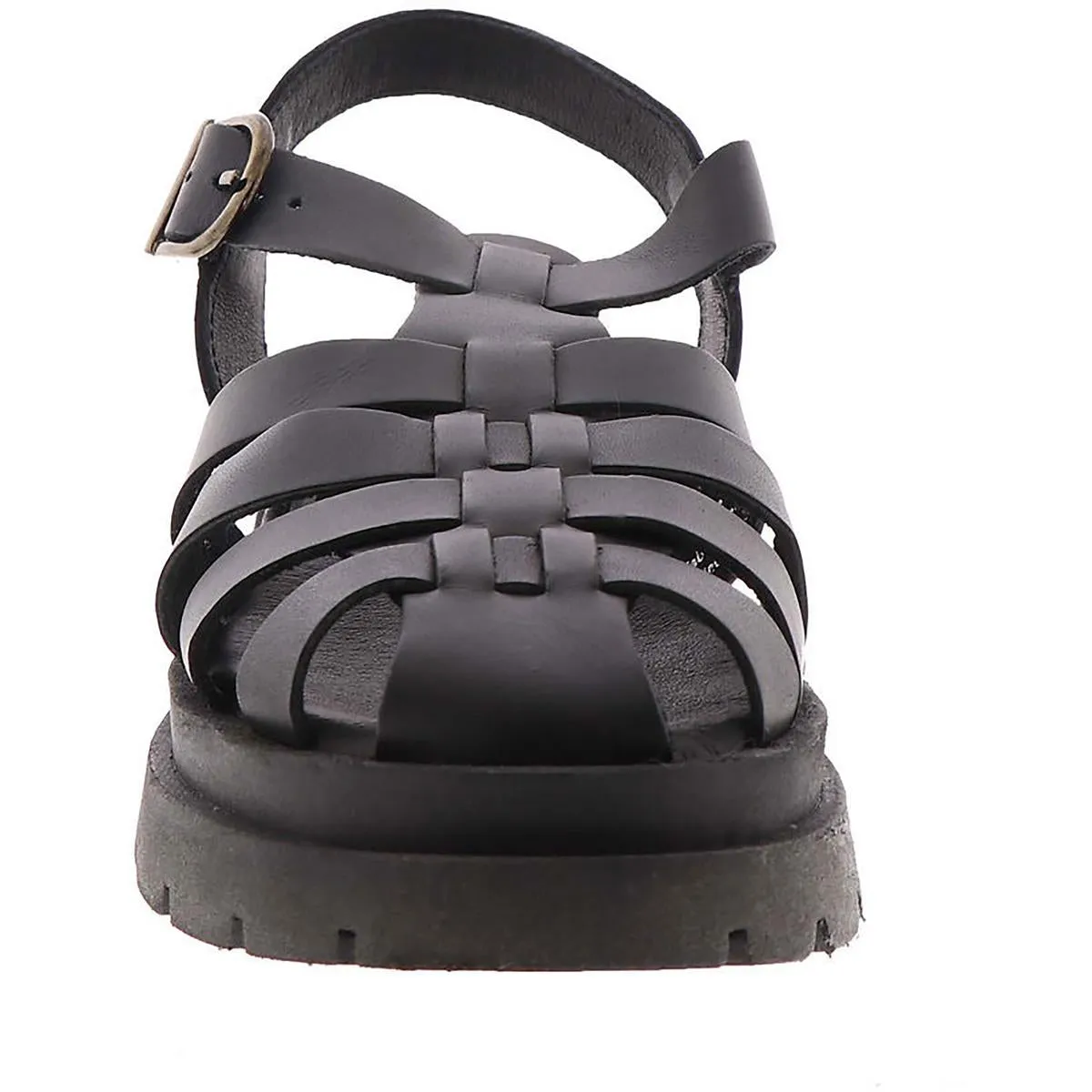 Delaney  Womens Leather Slingbacks Platform Sandals
