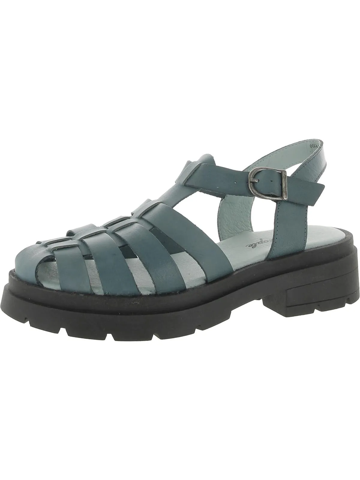 Delaney  Womens Leather Slingbacks Platform Sandals