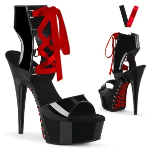 DELIGHT-600-14FH Black Patent/Black