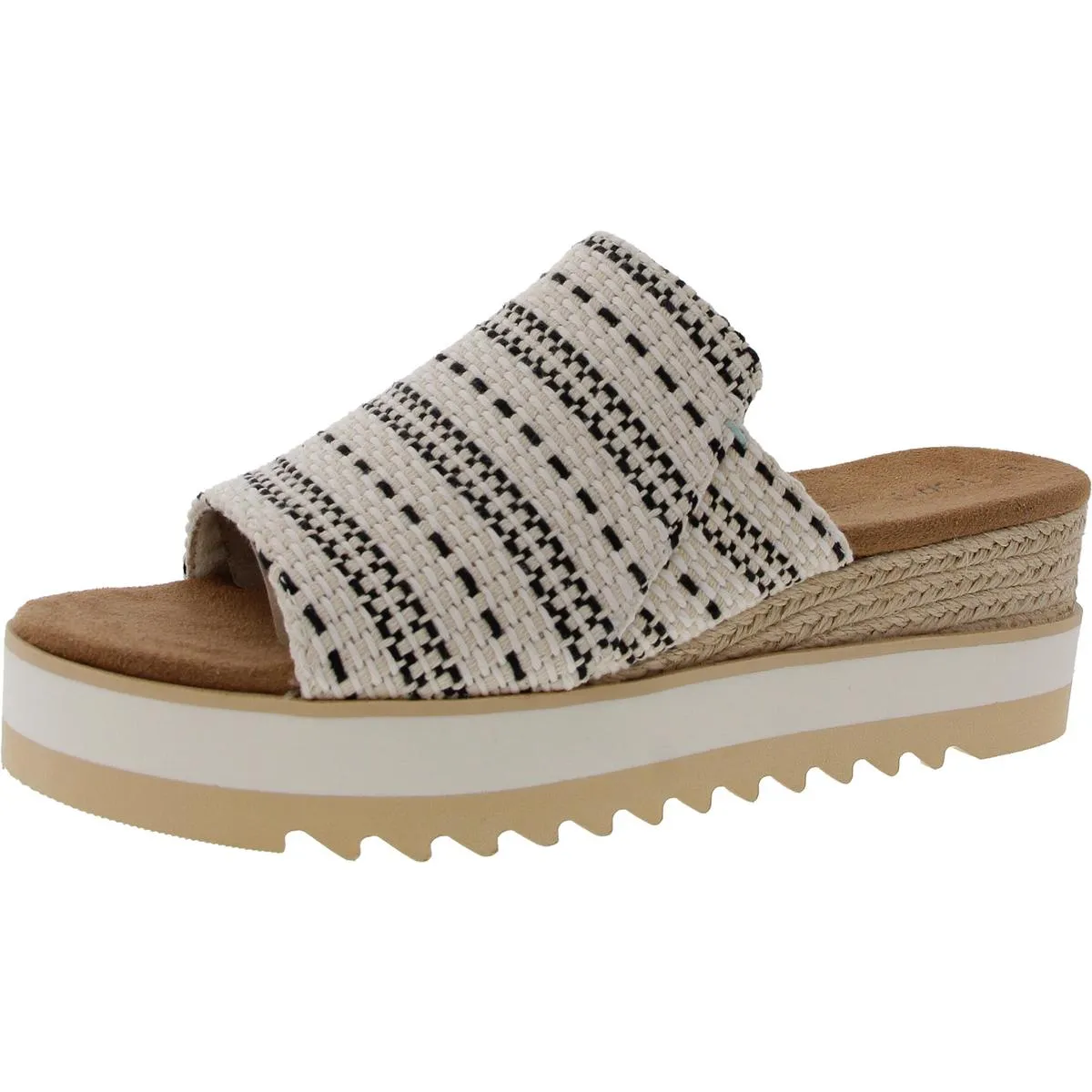 Diana Mule Womens Woven Slip On Mule Sandals