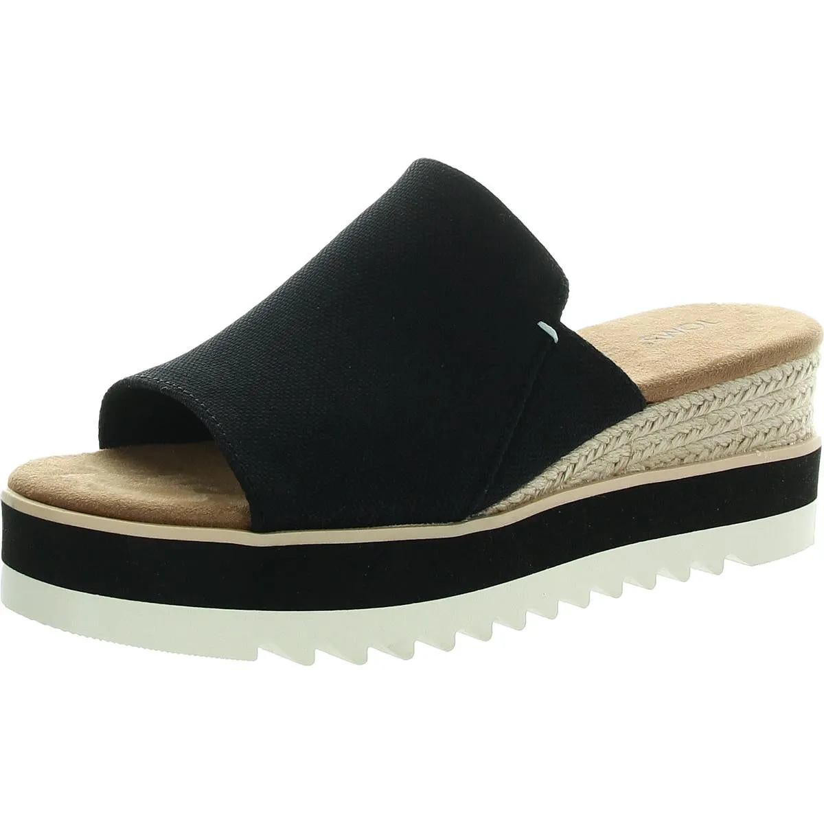 Diana Mule Womens Woven Slip On Mule Sandals