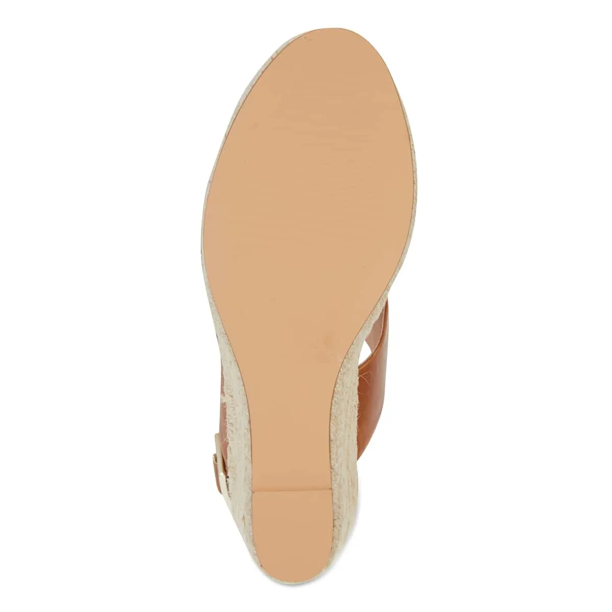 Dice Espadrille in Cognac Leather