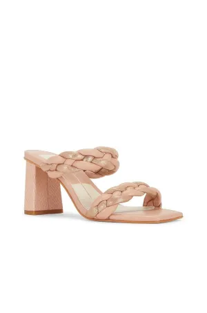 Dolce Vita Paily Strappy Womens 6 Copper Multi Leather Block Heel Sandals KHD981