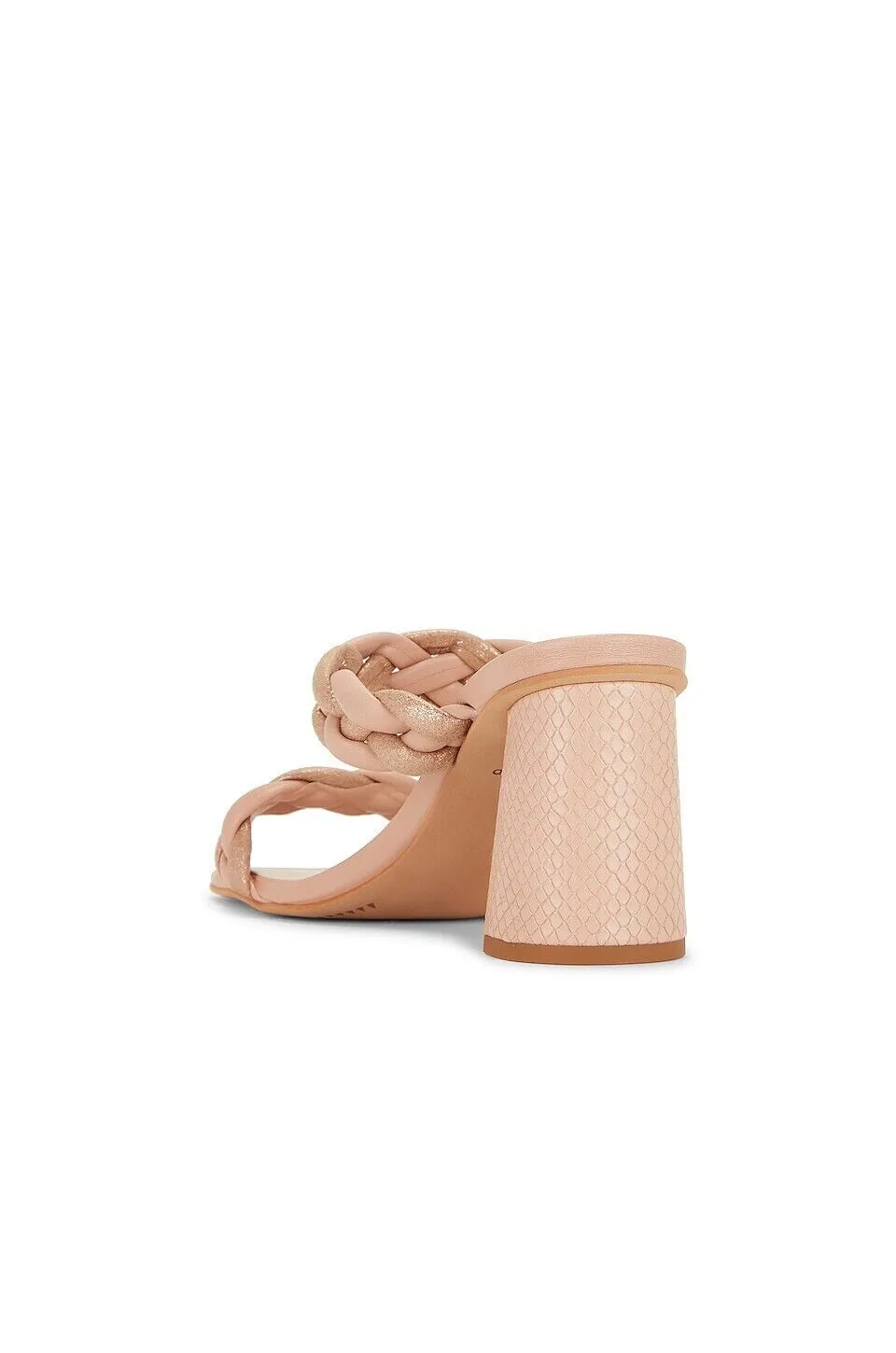 Dolce Vita Paily Strappy Womens 6 Copper Multi Leather Block Heel Sandals KHD981