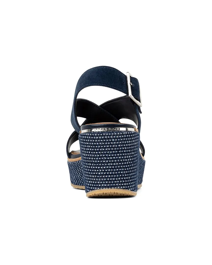 Donald Pliner Alanee02 Suede Slingback Wedge Sandal