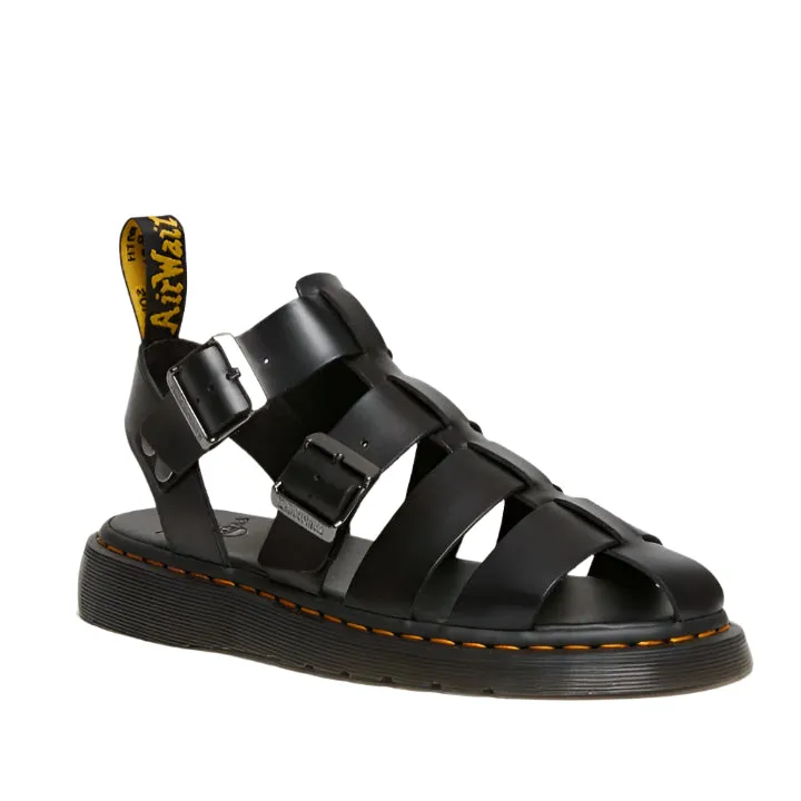 DR. MARTENS GARIN BLACK SANDALS