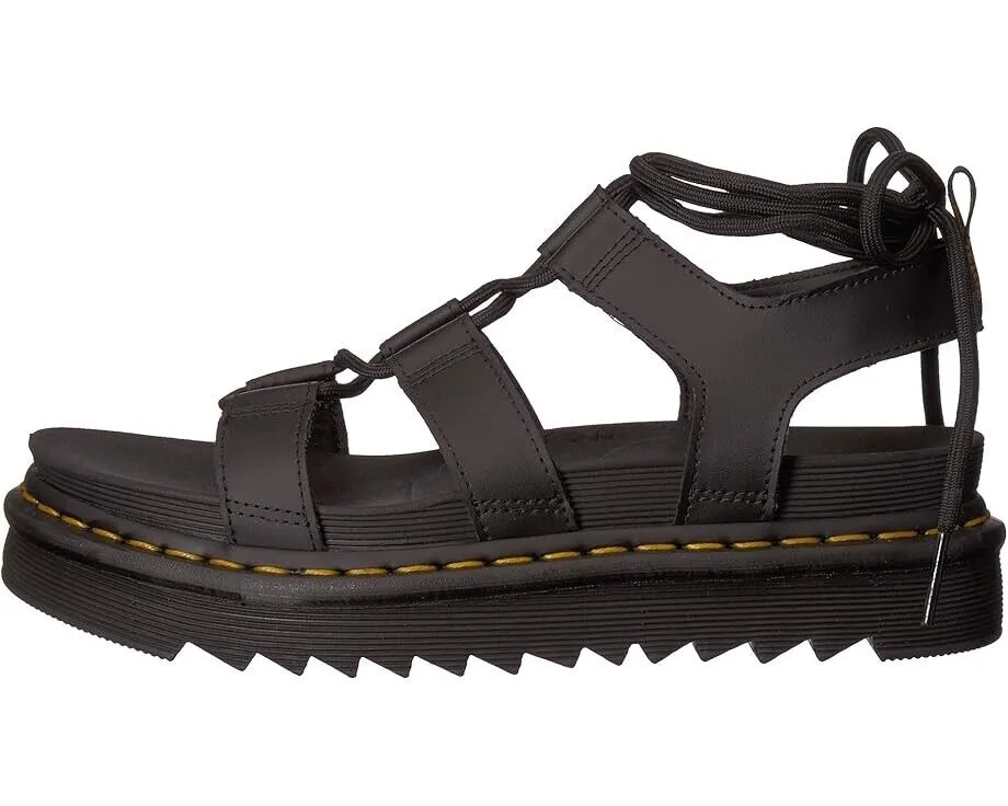 Dr. Martens Nartilla 24641001 Gladiator Sandal Women's UK 6 (W 8) Black FZP230 (Black,8)