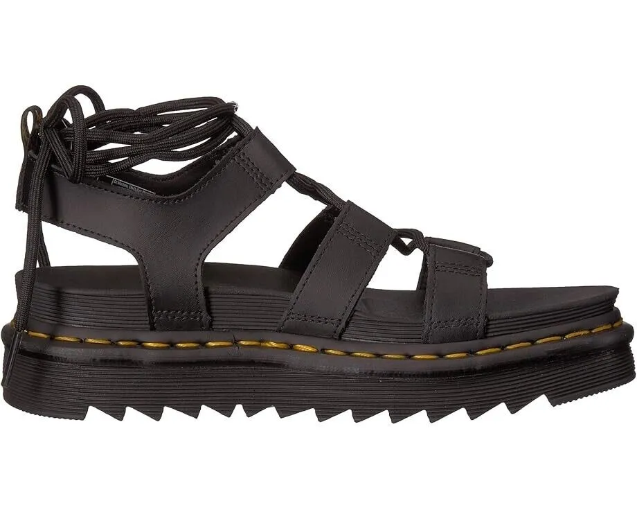 Dr. Martens Nartilla 24641001 Gladiator Sandal Women's UK 6 (W 8) Black FZP230 (Black,8)