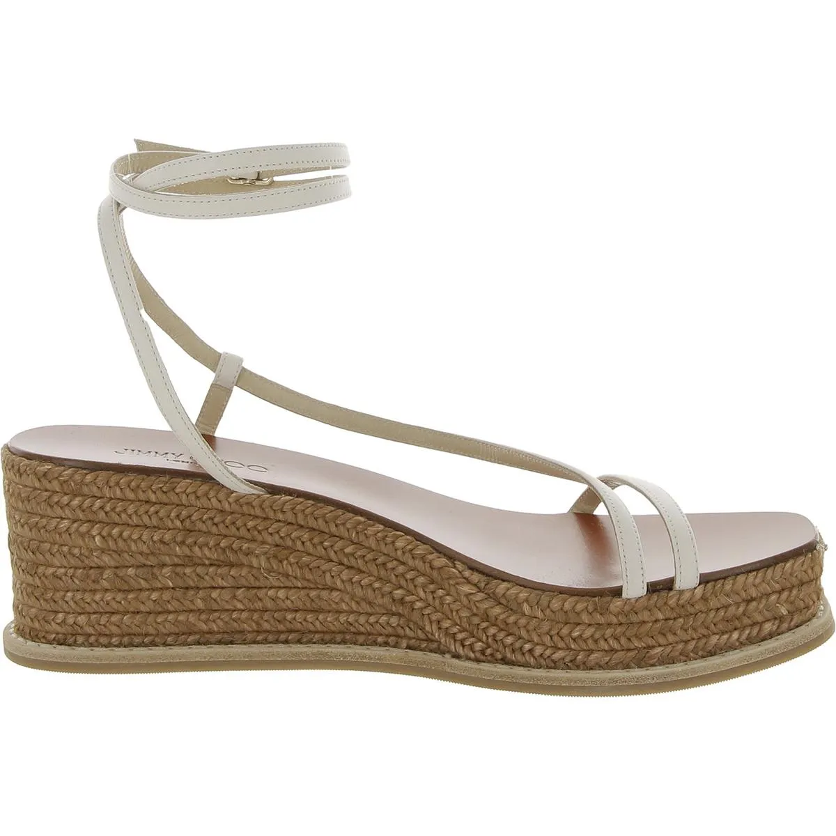Drive 60 Womens Leather Open Toe Wedge Sandals