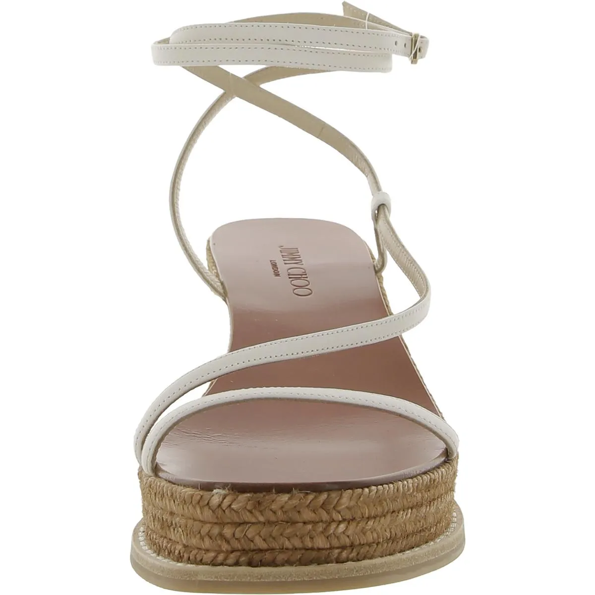 Drive 60 Womens Leather Open Toe Wedge Sandals