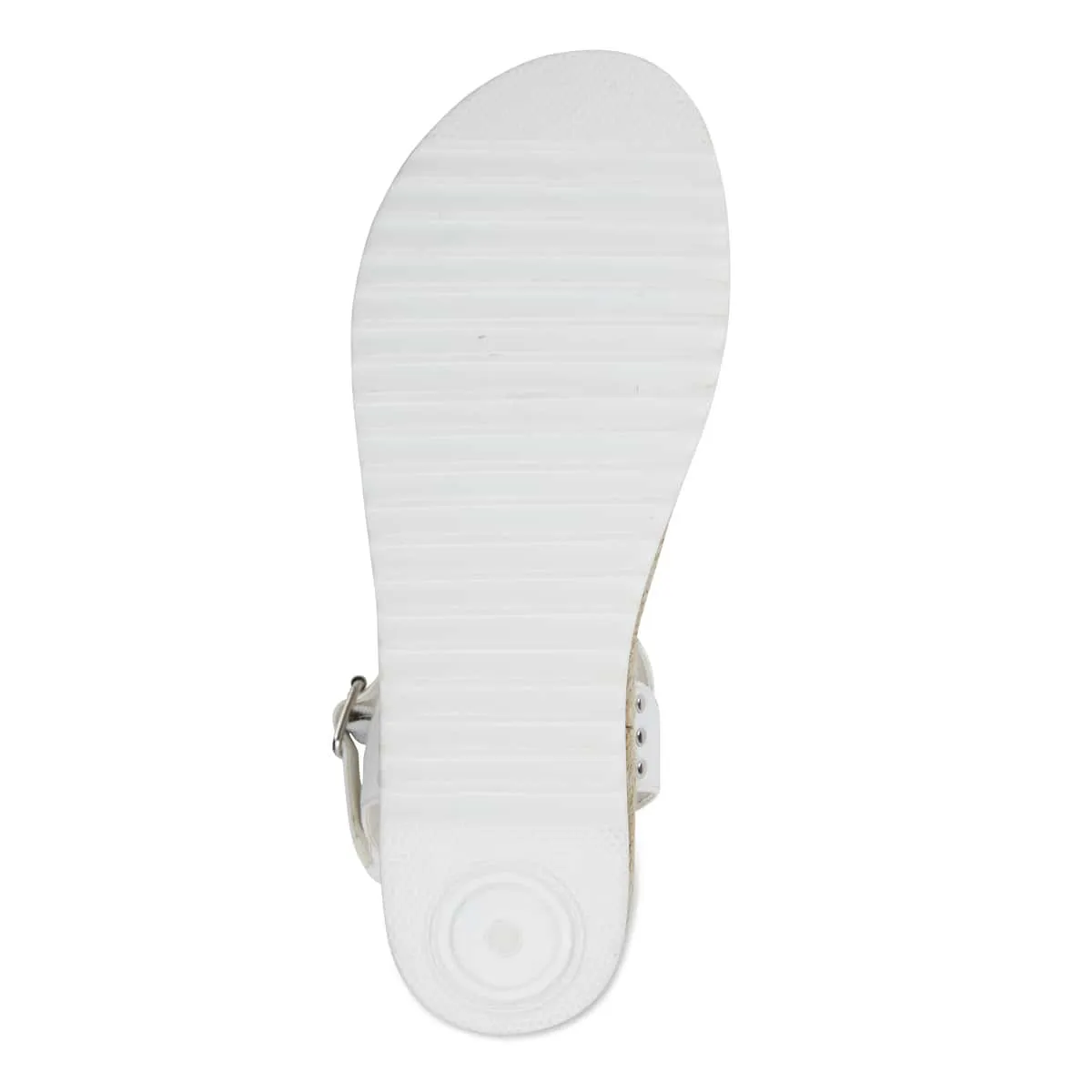 Dynamo Espadrille in White Smooth