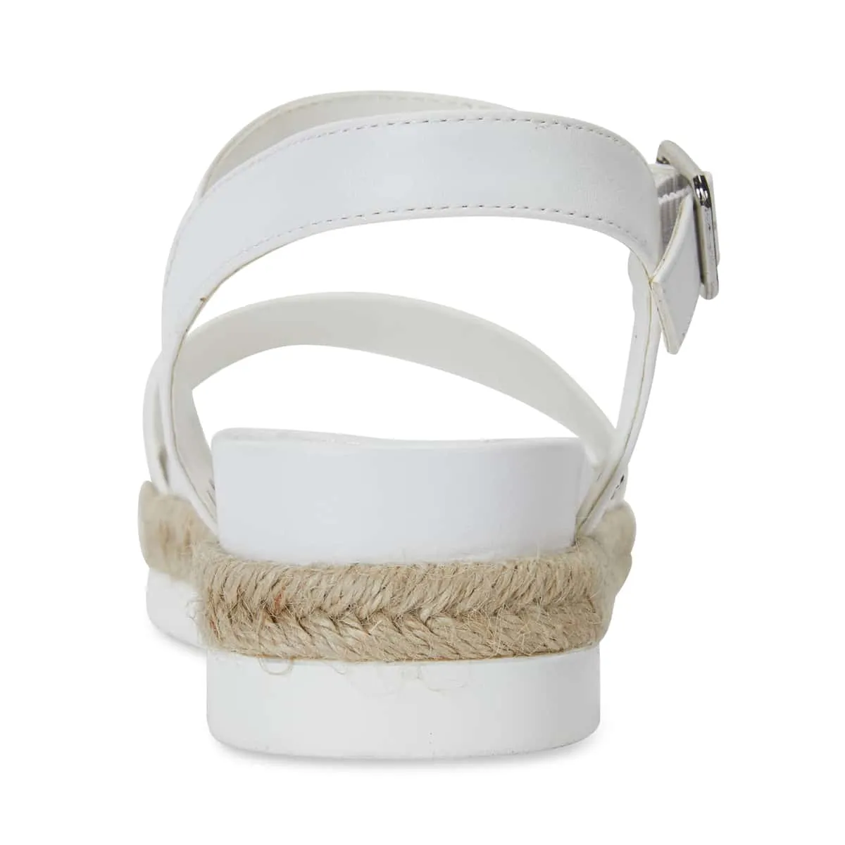 Dynamo Espadrille in White Smooth