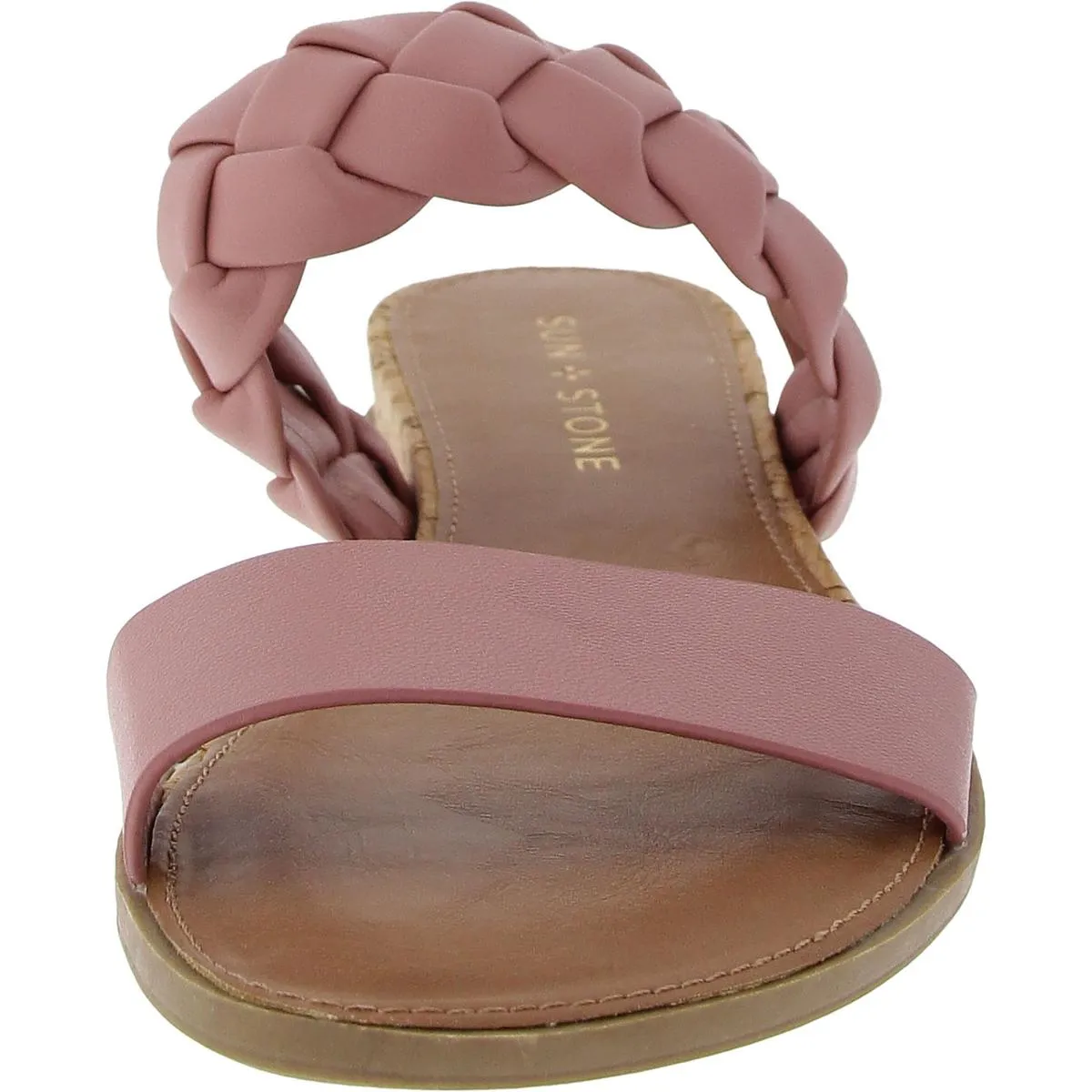 Easten Womens Cork Manmade Slide Sandals