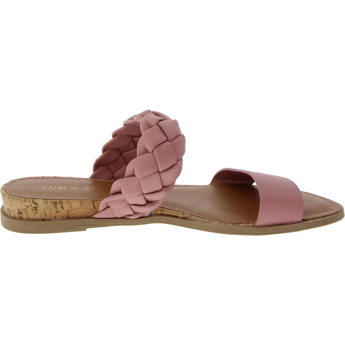 Easten Womens Cork Manmade Slide Sandals