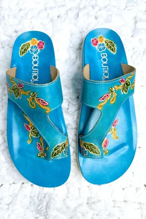 Eden Sandals In Turquoise