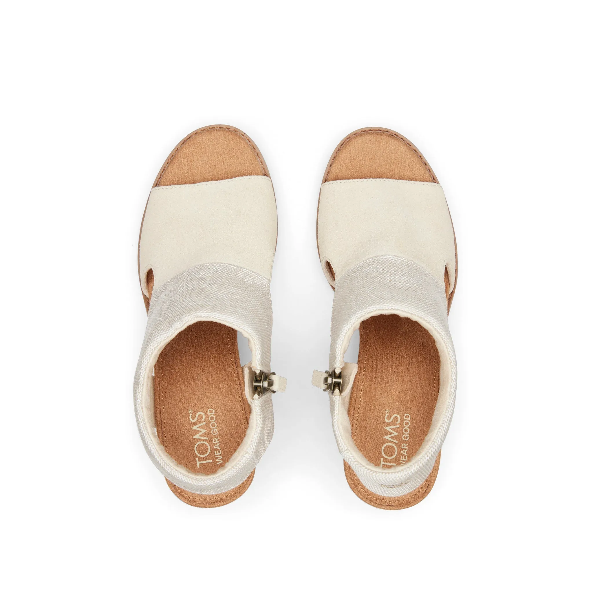 Eliana Beige Suede Heeled Sandal