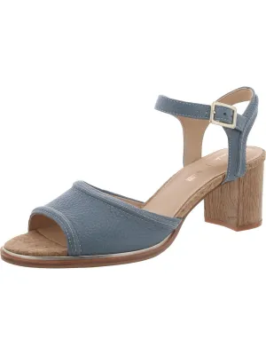 Ellis Clara Womens Leather Open Toe Slingback Sandals