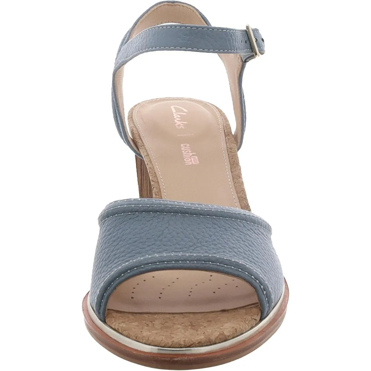 Ellis Clara Womens Leather Open Toe Slingback Sandals