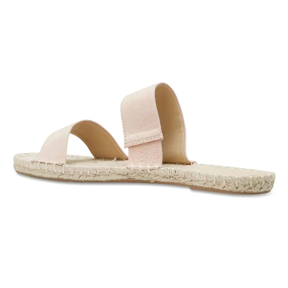 Embassy Sandal in Blush Canvas
