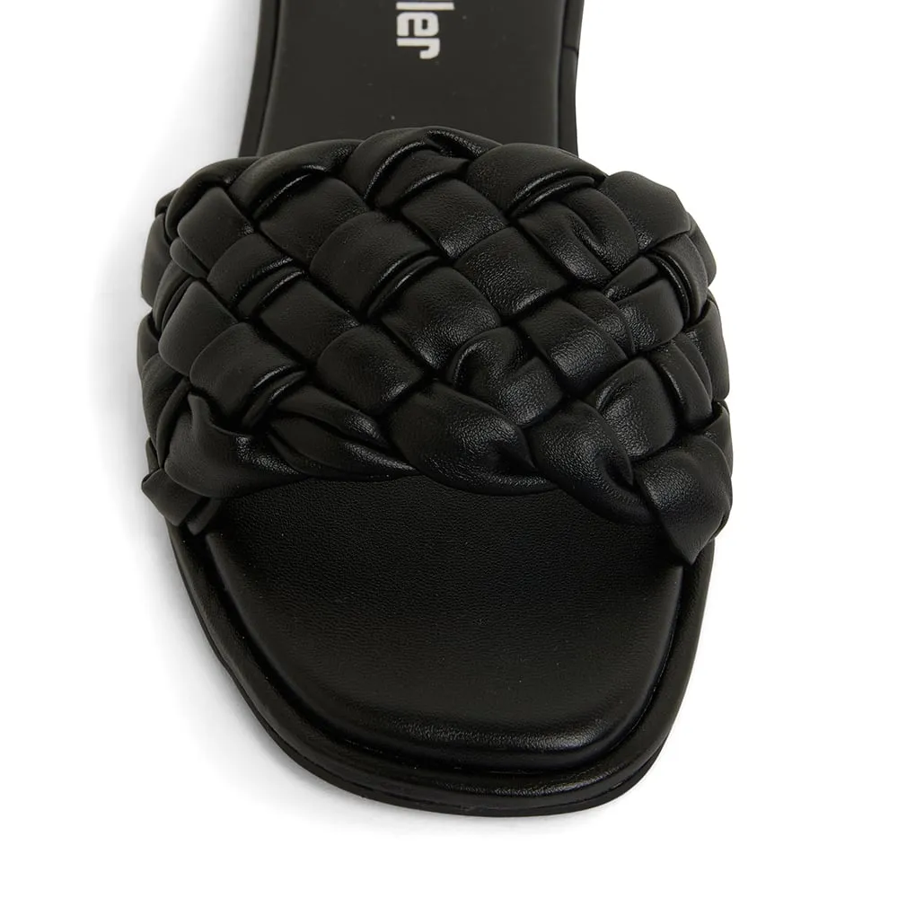 Emmy Slide in Black Smooth