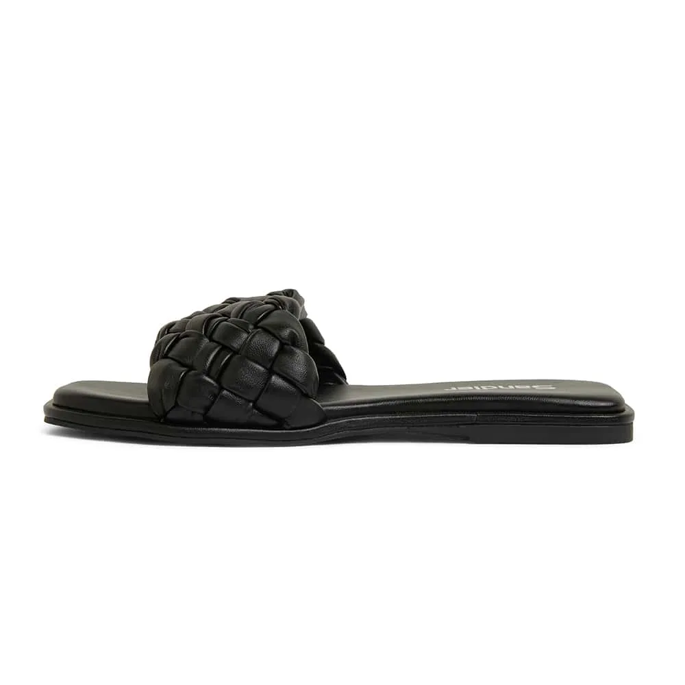 Emmy Slide in Black Smooth