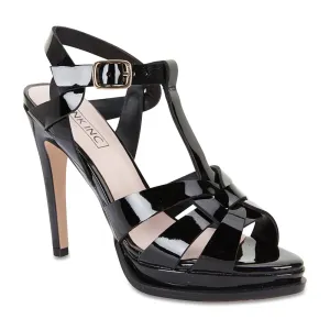 Empire Heel in Black Patent