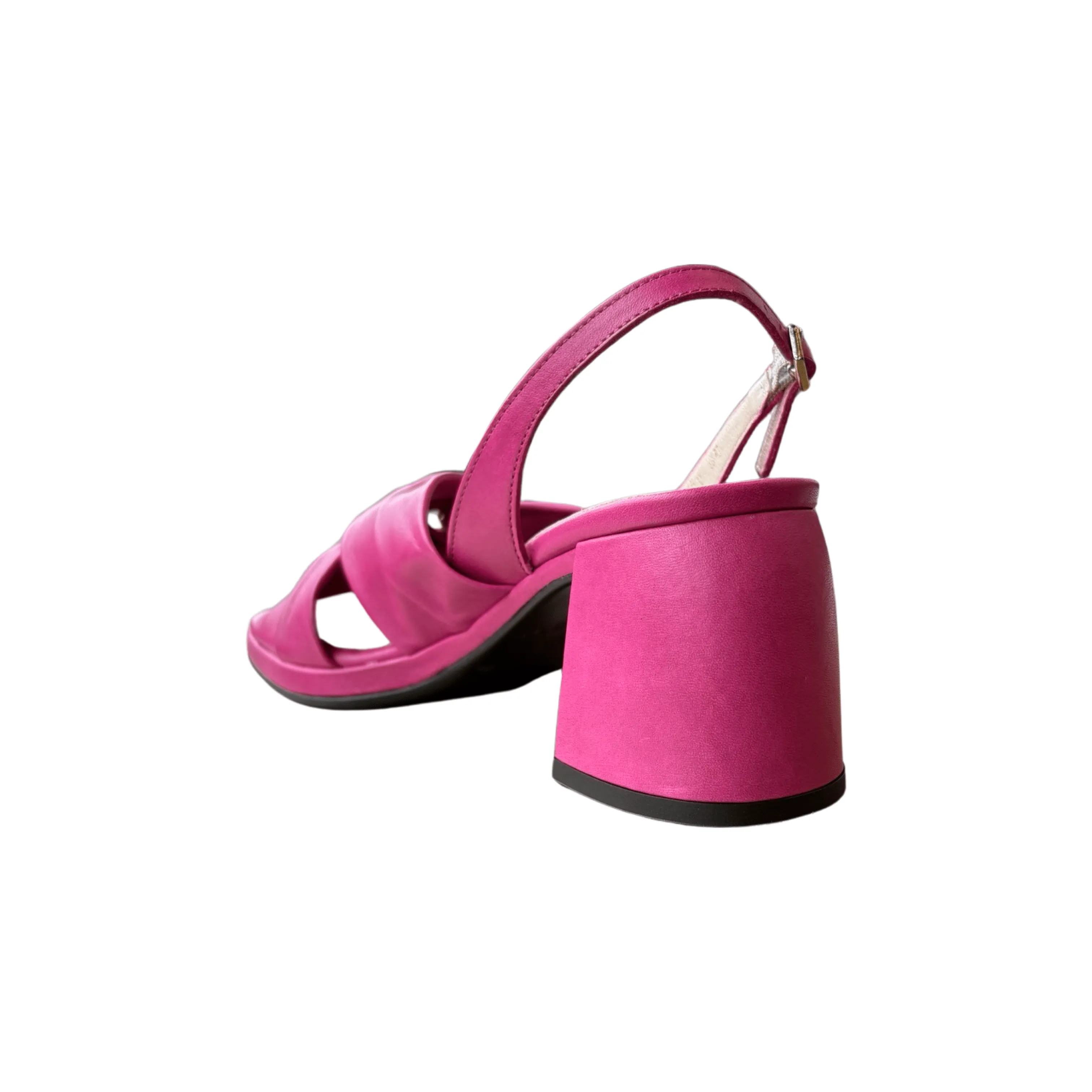 F8202 Twist Orchid Block Heel