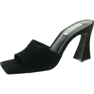 Fairfax Womens Solid Nubuck Block Heel