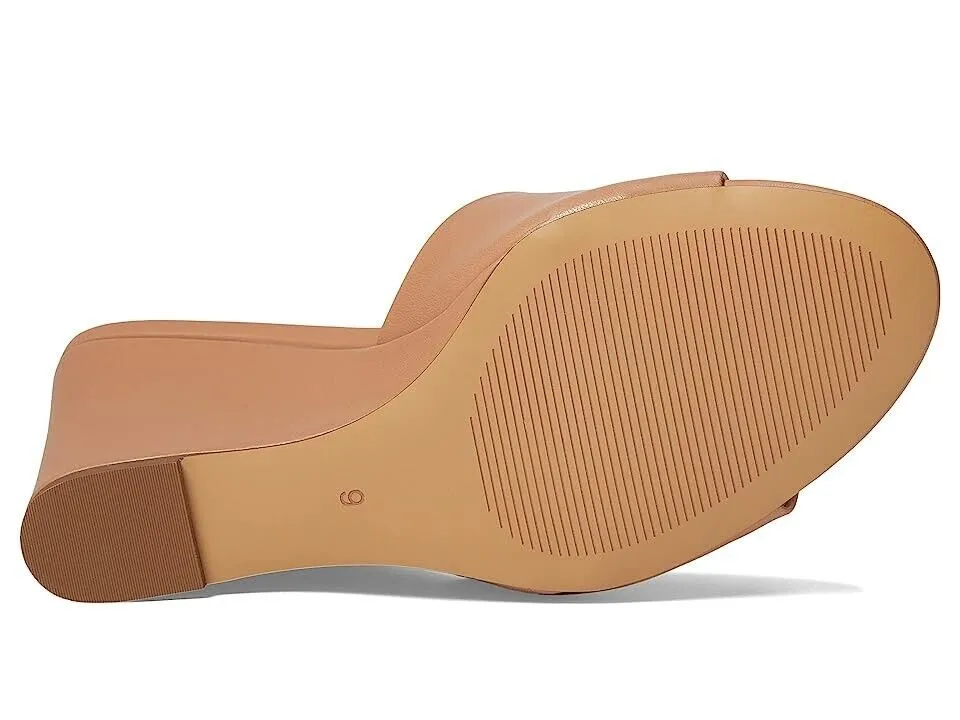 FARYL By Farylrobin Skye Sandal Women's US 12 Brown Round Toe Wedge Heel KHD920