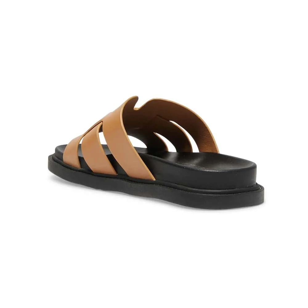 Felton Slide in Tan Smooth