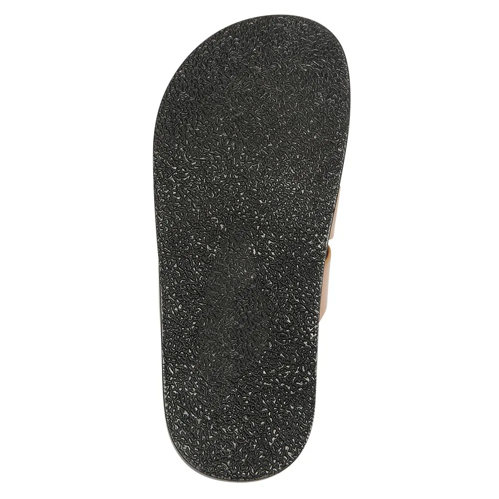 Felton Slide in Tan Smooth